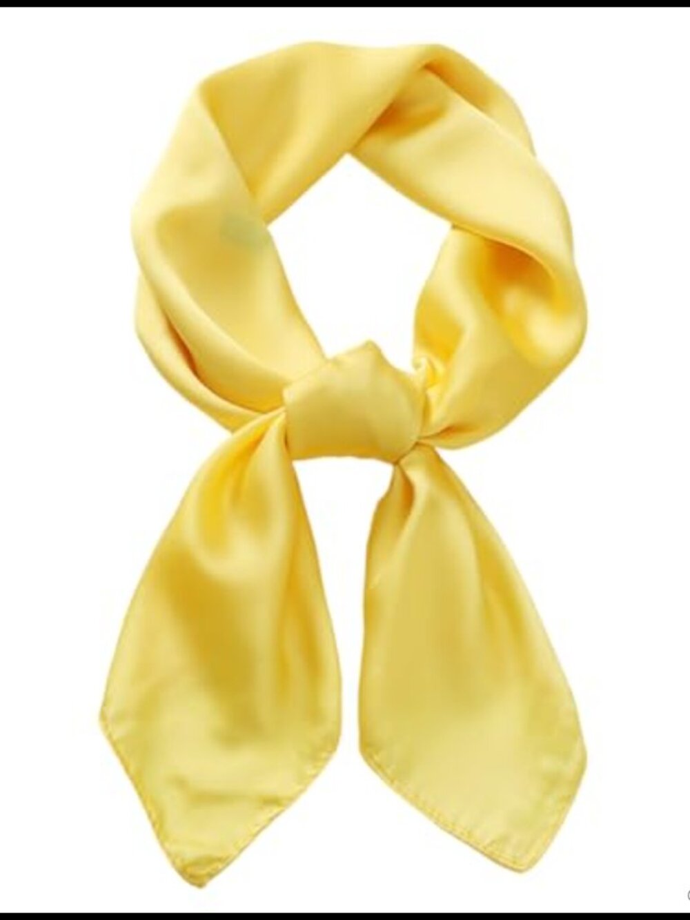 100% Polyester Square Scarf 27.5" Silk-Like Neck Headband